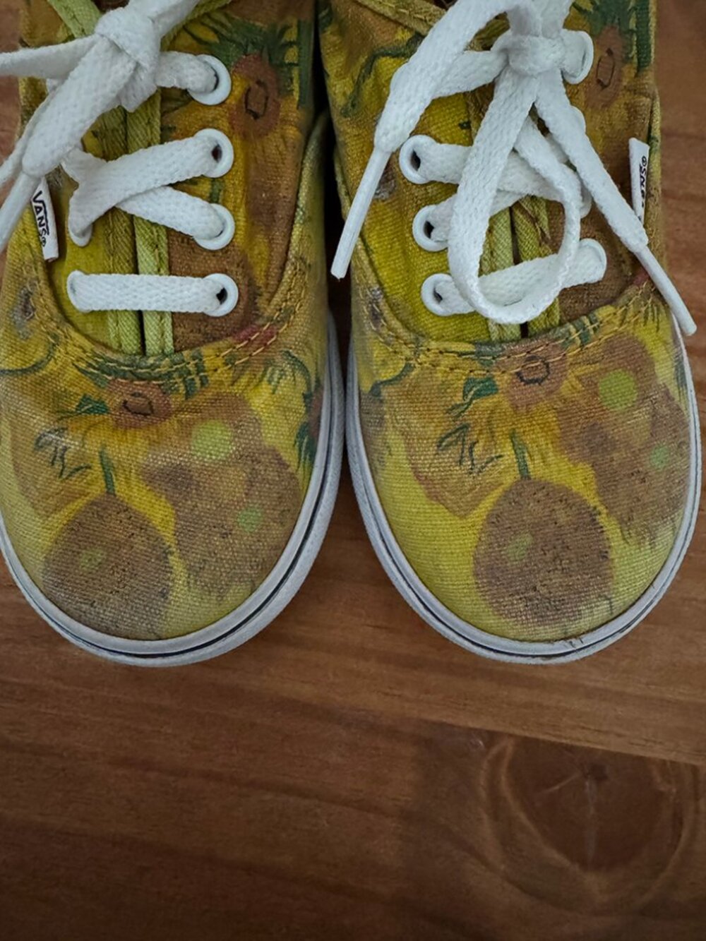 VANS X Van Gogh Limited Edition Sunflower Kids/Toddler 10 - Picture 3 of 6